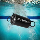 AquaBLAST is fluid and neutrally buoyant, so it floats weightlessly underwater
