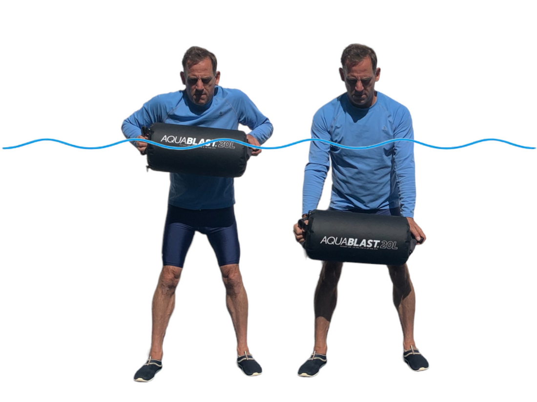 Low Impact Functional Training Lifts Using Buoyancy and Resistance with AquaBLAST