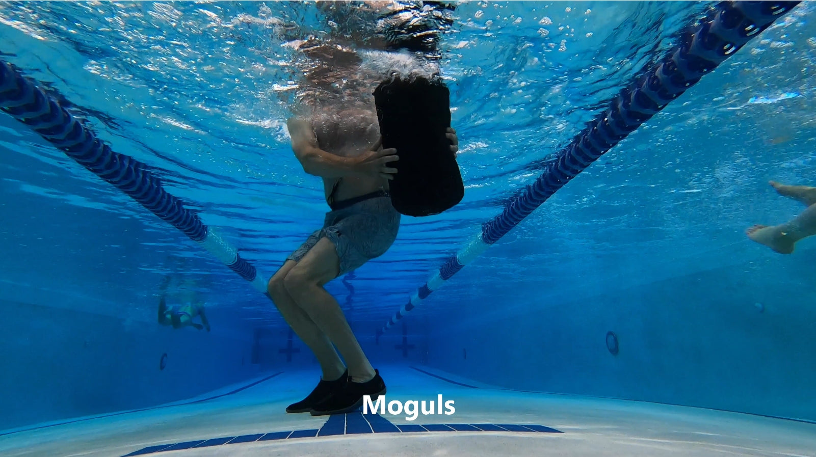 AquaBLAST Upper Body Workout. Doing Moguls underwater is a great core exercise.