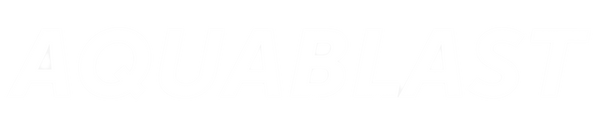 AquaBLAST Logo White