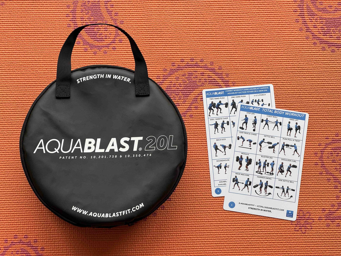 AquaBLAST 20L V1 with workout cards