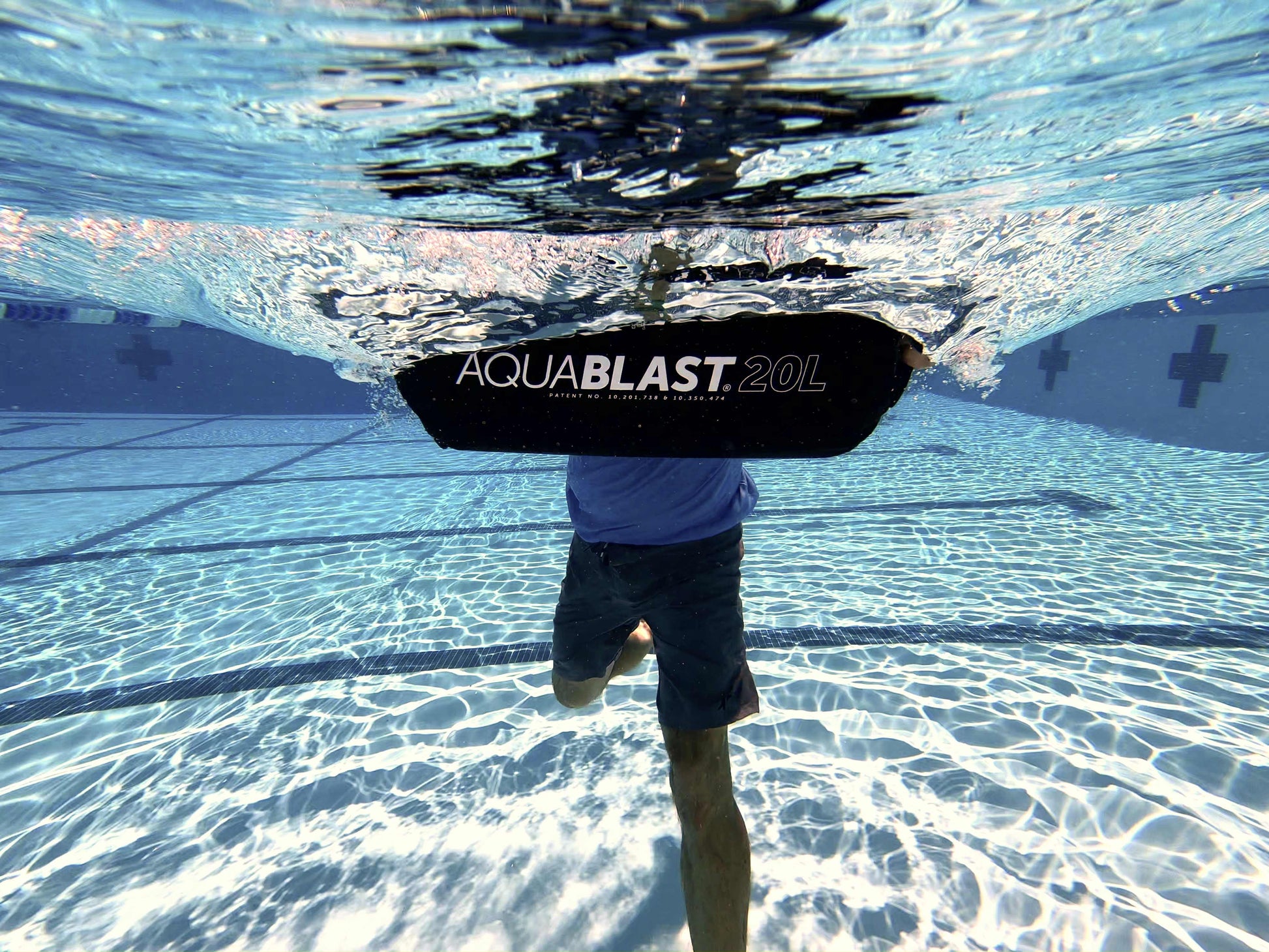 AquaBLAST Pool Fitness. Push, Pull, and Lift the weight of water
