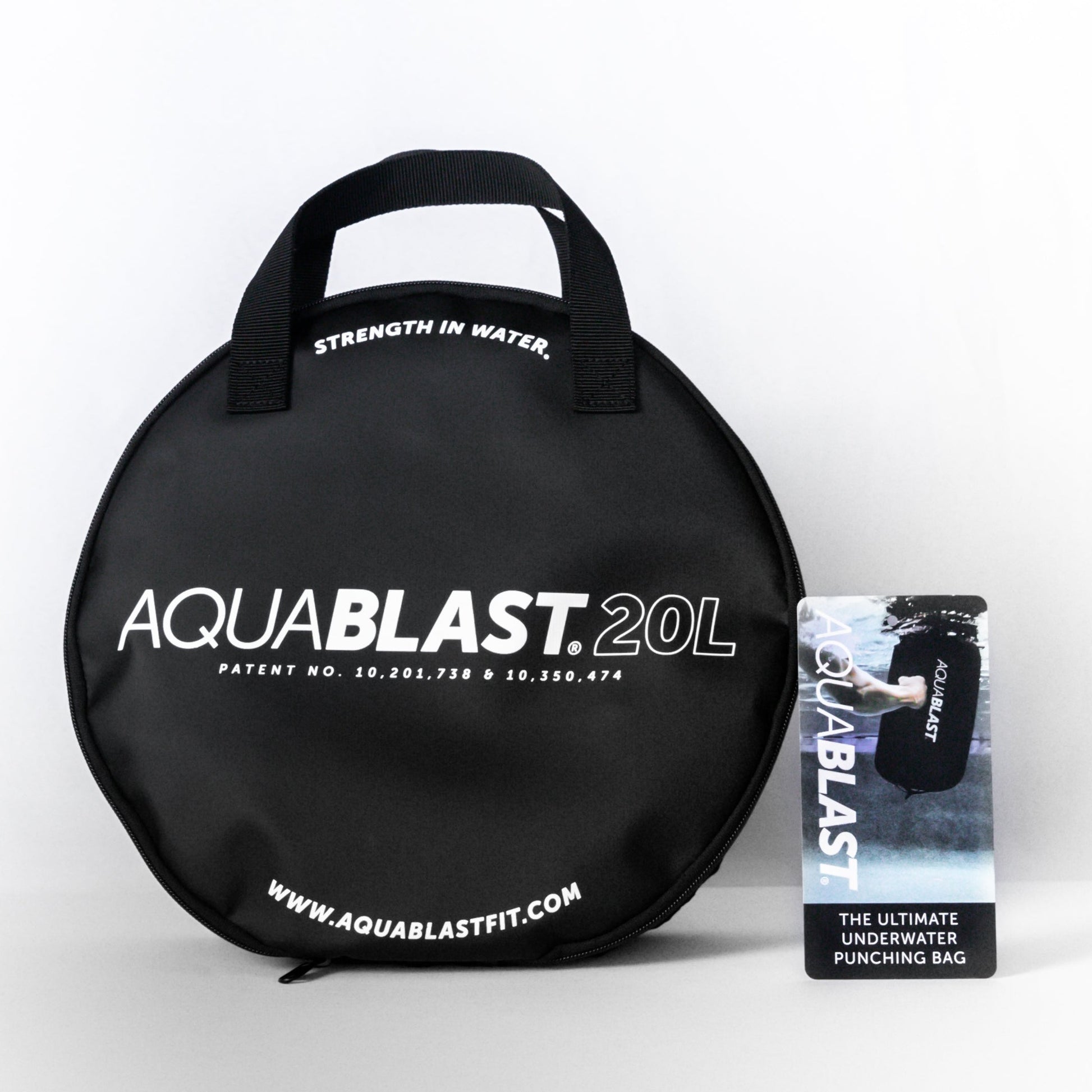 AquaBLAST 20 Liter Pool Fitness and punching bag. the only portable punching bag that fits in a bag and sets up in seconds