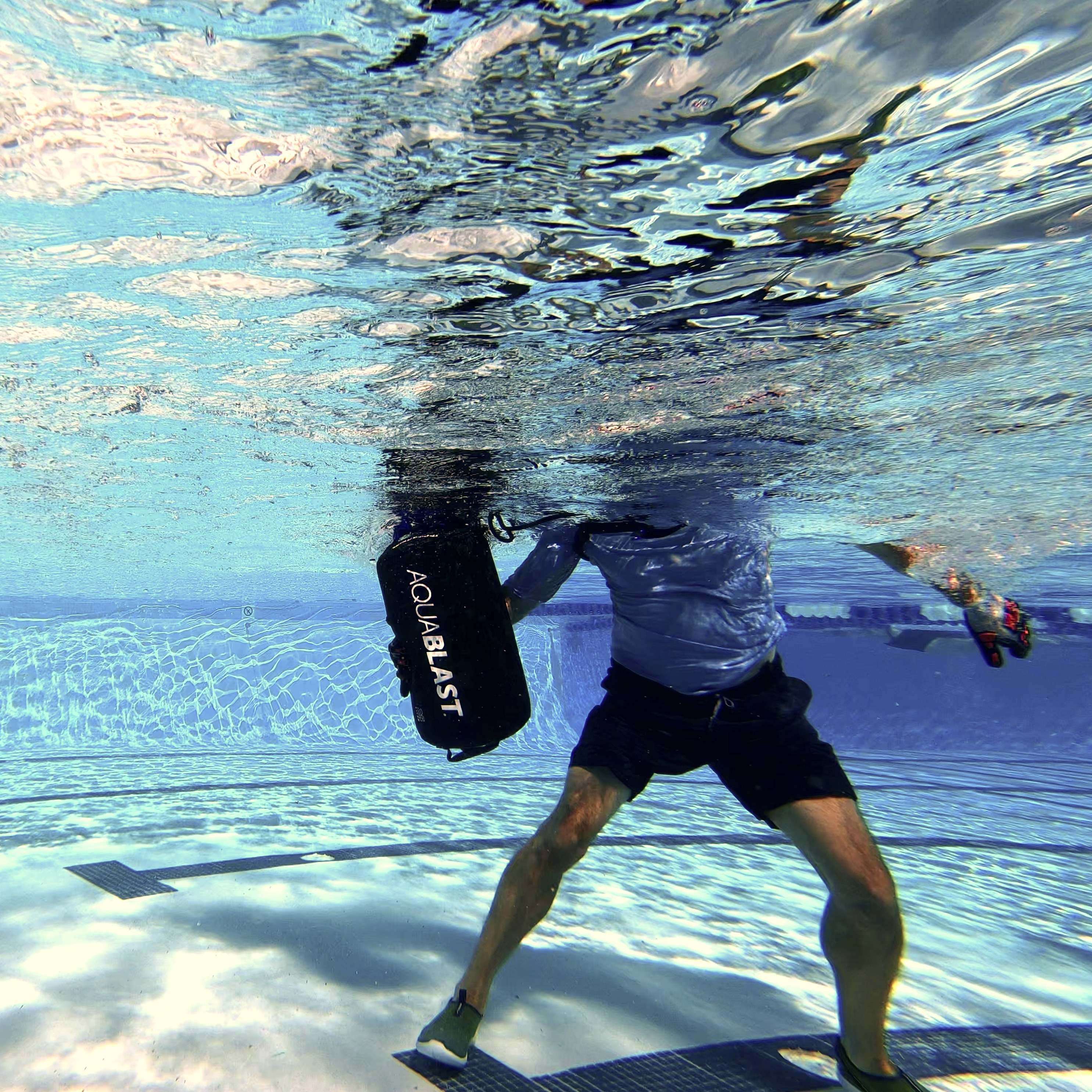 AquaBLAST Pool Fitness in 3-5 feet of water