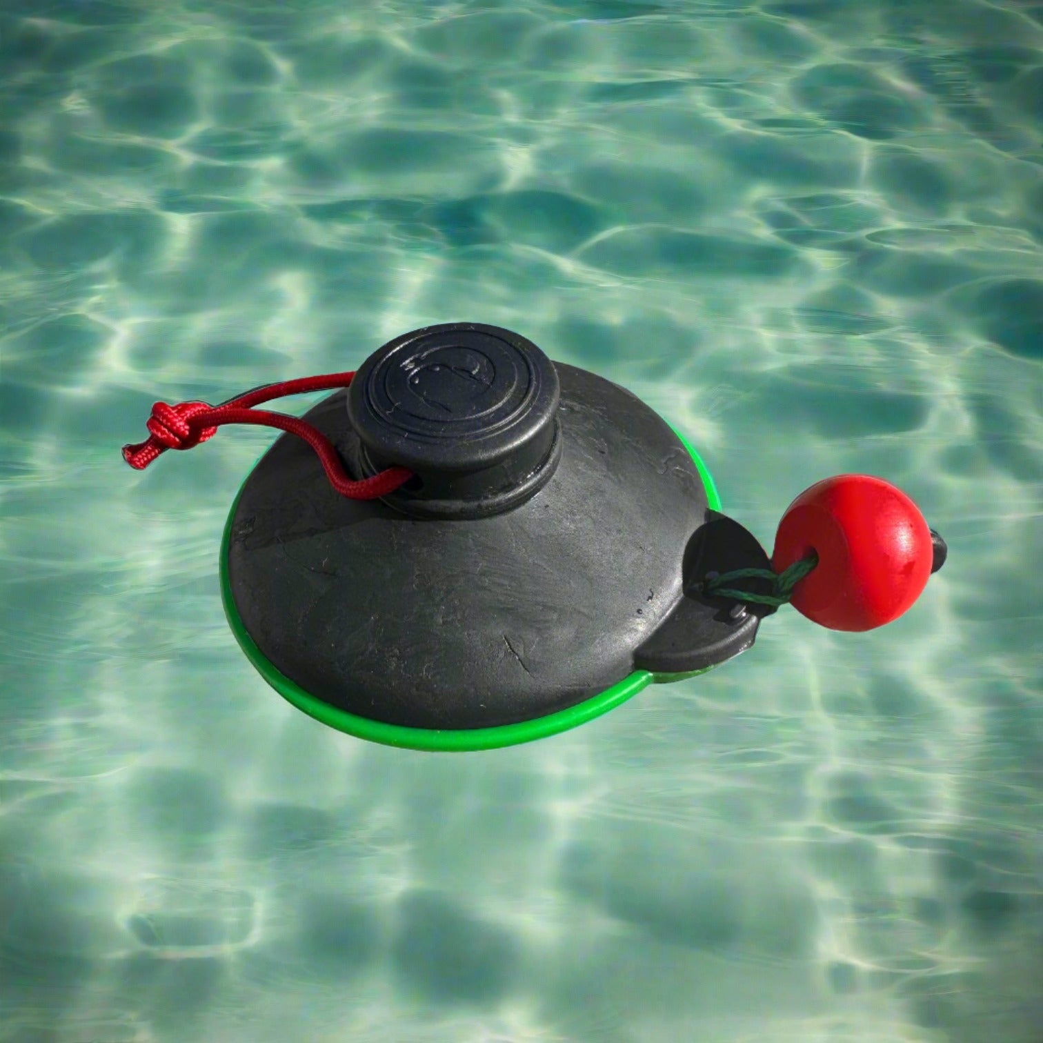 ClingFish Suction Cup can attach to many pool surfaces underwater, even rough and uneven surfaces