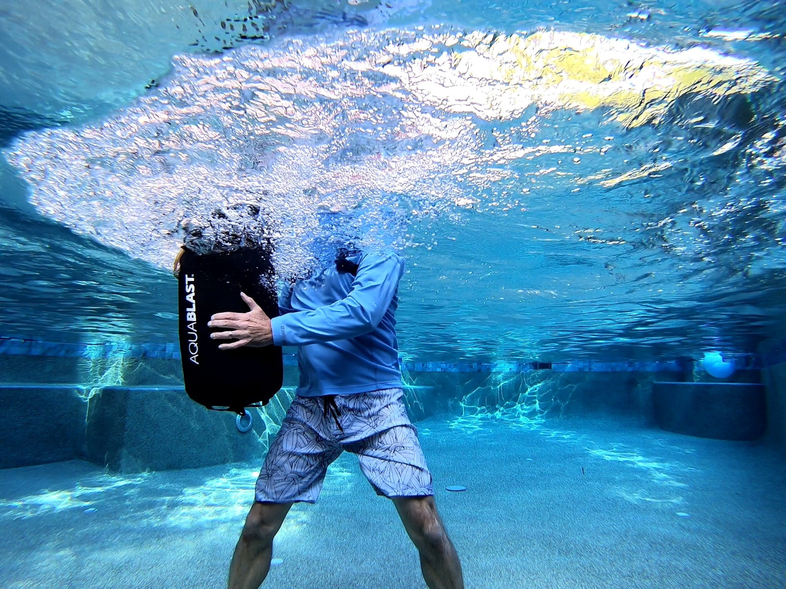 Aqua BLAST Fitness & Punching Bag for Swimming Pools AquaBlastFit